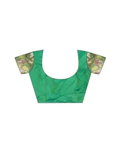 Satrani Ethnic Motifs Woven Design Zari Paithani Saree