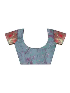 Satrani Ethnic Woven Design Zari Art Silk Banarasi Saree