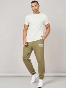 Styli Men's Oversized Training Print Joggers with Elasticated Hem