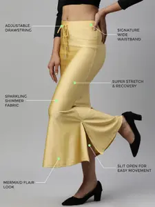 TWIN BIRDS Side Slit High Rise Mermaid-Fit Stretchable Saree Shapewear