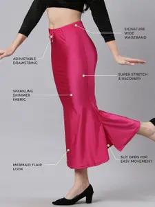 TWIN BIRDS Side Slit High Rise Mermaid-Fit Stretchable Saree Shapewear