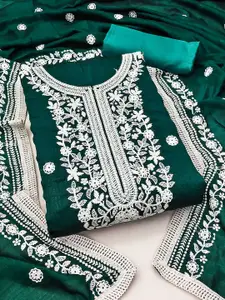 MANVAA Embroidered Unstitched Dress Material