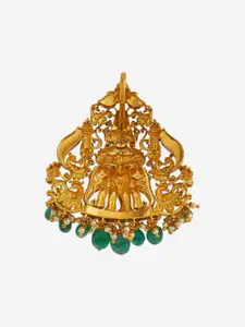 Kushal's Fashion Jewellery Embellished Bridal 92.5 Silver Contemporary Pendants