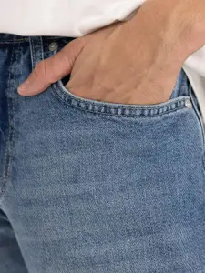 DeFacto Men Straight Fit Stretchable Light Fade Jeans