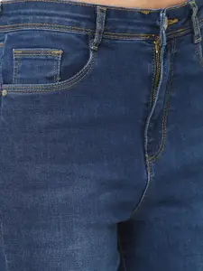 Kraus Jeans Women Mini Flare Skinny Fit High-Rise Light Fade Stretchable Jeans