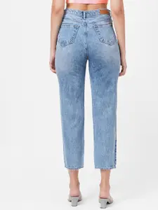 Kraus Jeans Women Skinny Fit High-Rise Mildly Distressed Pure Cotton Jeans