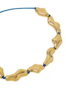 Accessorize Wavy Shaped Beaded Friendship Wraparound Bracelet