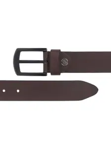 INVICTUS Men Textured Leather Formal Belt