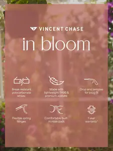 Vincent Chase by Lenskart Women Rectangle Sunglasses with Polarised and UV Protected Lens