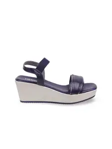 Metro Open Toe Wedge Heels