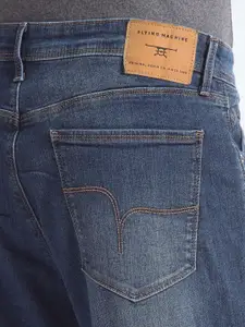 Flying Machine Men Bootcut Clean Look Light Fade Stretchable Jeans