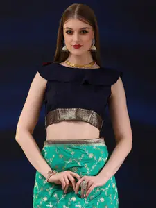 Saree mall Ethnic Motifs Woven Design Zari Sarees