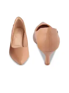 Tresmode Pointed Toe Kitten Heel Pumps