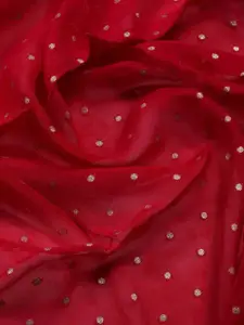 Meena Bazaar Woven Design Chanderi Unstitched Dress Material