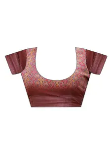 KALINI Floral Printed Zari Saree