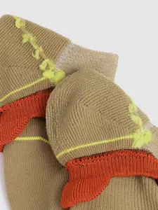 HRX by Hrithik Roshan Men Pack of 3 Self-Design Ankle Length Socks with Brand Logo Detail