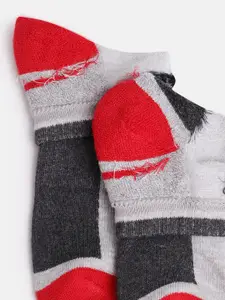 HRX by Hrithik Roshan Men Pack of 3 Colourblocked Ankle Length Socks