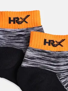 HRX by Hrithik Roshan Men Pack of 3 Self-Design Above Ankle Length Socks