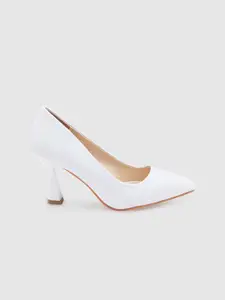 Sole To Soul Pointed Toe Block Heeled Pumps