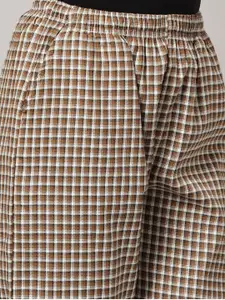 Kryptic Women Pack Of 2 Checked Cotton Lounge Pants