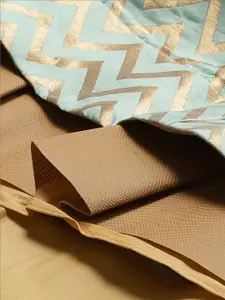 KALINI Woven Design Semi-Stitched Lehenga & Blouse With Dupatta