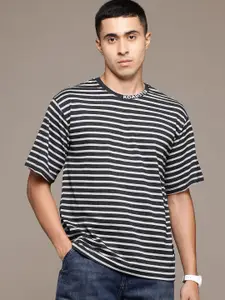 The Roadster Lifestyle Co. Relaxed Fit Striped T-shirt