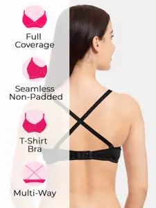 Tweens Pack of 2 Non Padded Cotton-Blend Concealer & Side-Shaper T-Shirt Bra