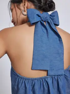 The Label Life Halter Neck Cotton Regular Top