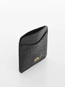 MANGO Women Textured Card Holder