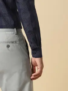 Allen Solly Men Slim Fit Opaque Checked Formal Shirt