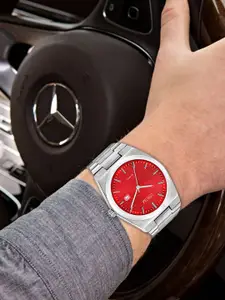 FERRIZZO Men Dial & Stainless Steel Bracelet Style Straps Analogue Watch LR161-FZ