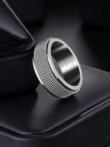 MEENAZ Men Silver Plated Finger Ring