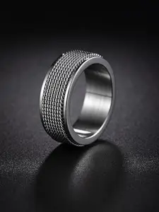 MEENAZ Men Silver Plated Finger Ring