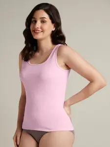 Amante Ribbed U Neck Sleeveless Camisole