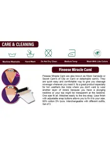 Finesse Miracle Cami Pack Of 2 Mock Camisoles Cleavage Cover