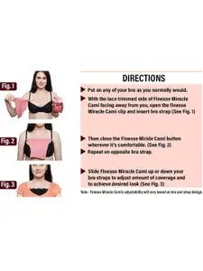 Finesse Miracle Cami Pack Of 2 Mock Camisoles Cleavage Cover