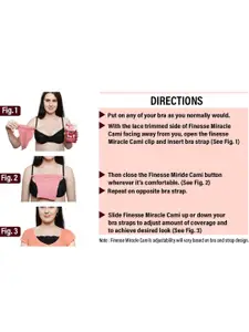 Finesse Miracle Cami Pack Of 3 Mock Camisoles Cleavage Cover