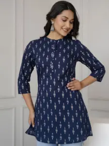 Nayo Ethnic Motifs Printed Pure Cotton Kurti