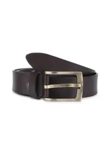 The Roadster Lifestyle Co Men Formal Textured Leather Belt