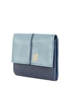 Baggit Women Colourblocked PU Three Fold Wallet