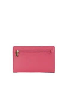 Baggit Women Textured PU Two Fold Wallet