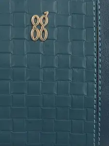 Baggit Women Checked PU Two Fold Wallet