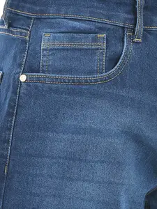 Numero Uno Men Solid Tapered Fit Mid-Rise Cotton Stretchable Jeans