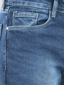 Numero Uno Men Solid Regular Fit Mid-Rise Heavy Fade Stretchable Jeans