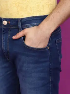 V-Mart Men Slim Fit Mid-Rise Heavy Fade Cotton Jeans