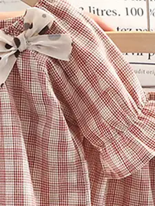 INCLUD Girls Checked Top with Shorts