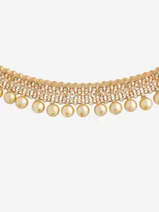 Kushal's Fashion Jewellery Gold-Plated Necklace