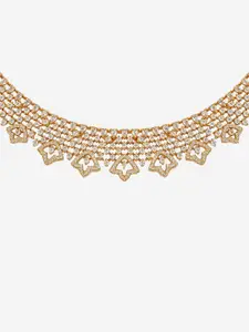 Kushal's Fashion Jewellery Gold-Plated Necklace