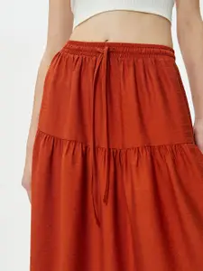 Koton Flared Midi Skirt