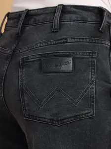 Wrangler Women Straight Fit High-Rise Light Fade Stretchable Jeans